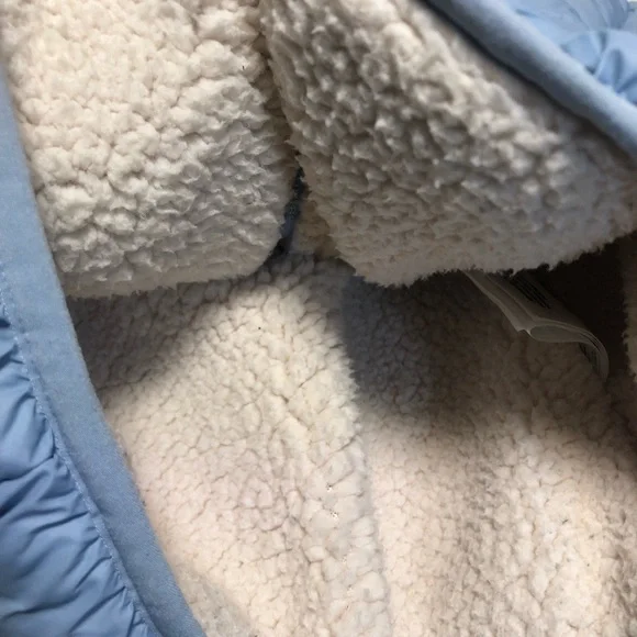 Save The Duck kids Light Blue Puffer Jacket unisex size 4
